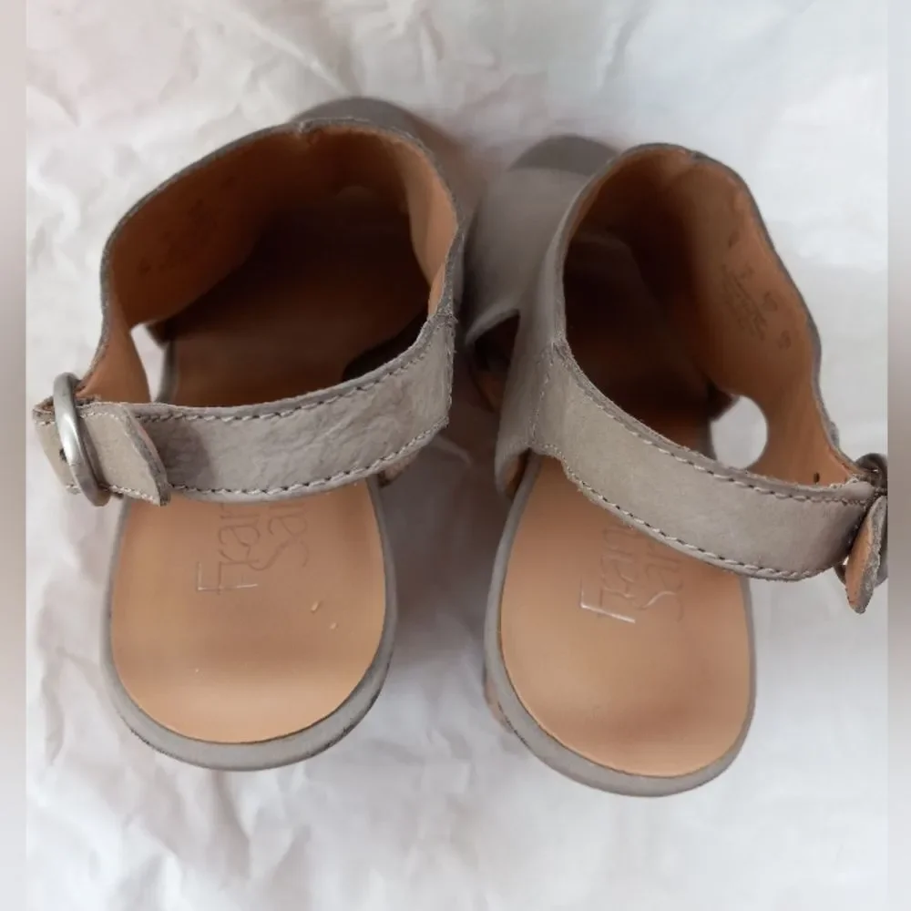 Franco Sarto Cork Taupe Wedge Sandals Size 7